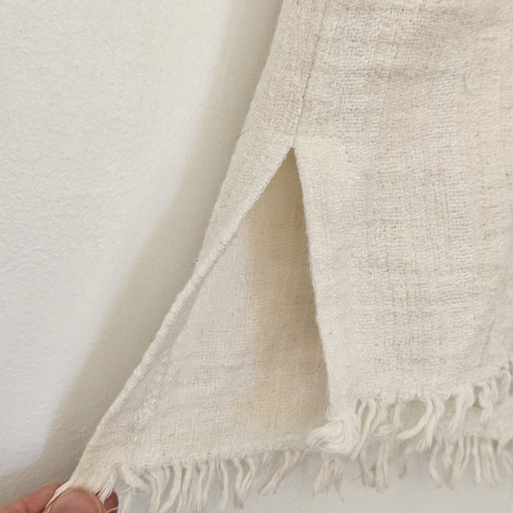 Anthropologie Holding Horses Embroidered & Fringed Tunic Top / Mini Dress XSP - Picture 4 of 11